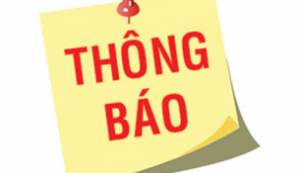 Thông báo nghỉ học