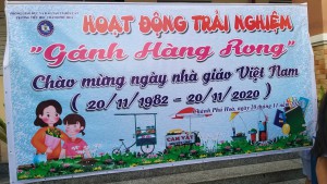 HOẠT ĐỘNG HỌC SINH VÀ GIÁO VIÊN NGÀY 20/11 CỦA  TRƯỜNG TIỂU HỌC CHÁNH PHÚ HÒA