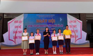 Trường Tiểu học Chánh Phú Hòa rất vinh dự khi tham gia cuộc thi "STEM/STEAM Robotics