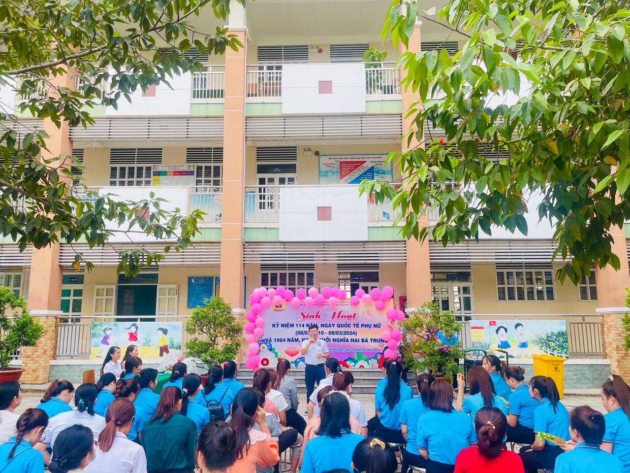 TRƯỜNG TIỂU HỌC CHÁNH PHÚ HÒA TỔ CHỨC SINH HOẠT 8/3