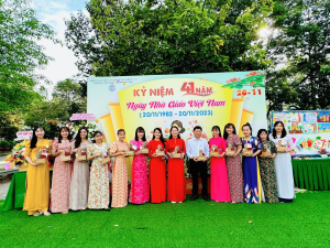 TRƯỜNG TIỂU HỌC CHÁNH PHÚ HÒA TỔ CHỨC CÁC HOẠT ĐỘNG CHÀO MỪNG NGÀY 20/11/2023