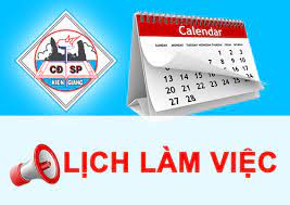 LỊCH LÀM VIỆC TUẦN 17