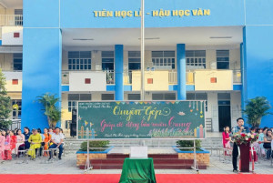 TRƯỜNG TIỂU HỌC CHÁNH PHÚ HÒA TỔ CHỨC  QUYÊN GÓP GIÚP ĐỠ ĐỒNG BÀO MIỀN TRUNG BỊ LŨ LỤT