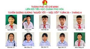 TUYÊN DƯƠNG NGƯỜI TỐT VIỆC TỐT TUẦN 29
