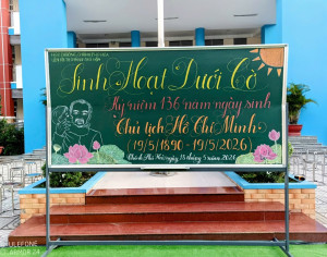 LIÊN ĐỘI TH CHÁNH PHÚ HÒA TỔ CHỨC SINH HOẠT KỶ NIỆM 136 NĂM NGÀY SINH CHỦ TỊCH HỒ CHÍ MINH (19/5/1890 - 19/5/2026)