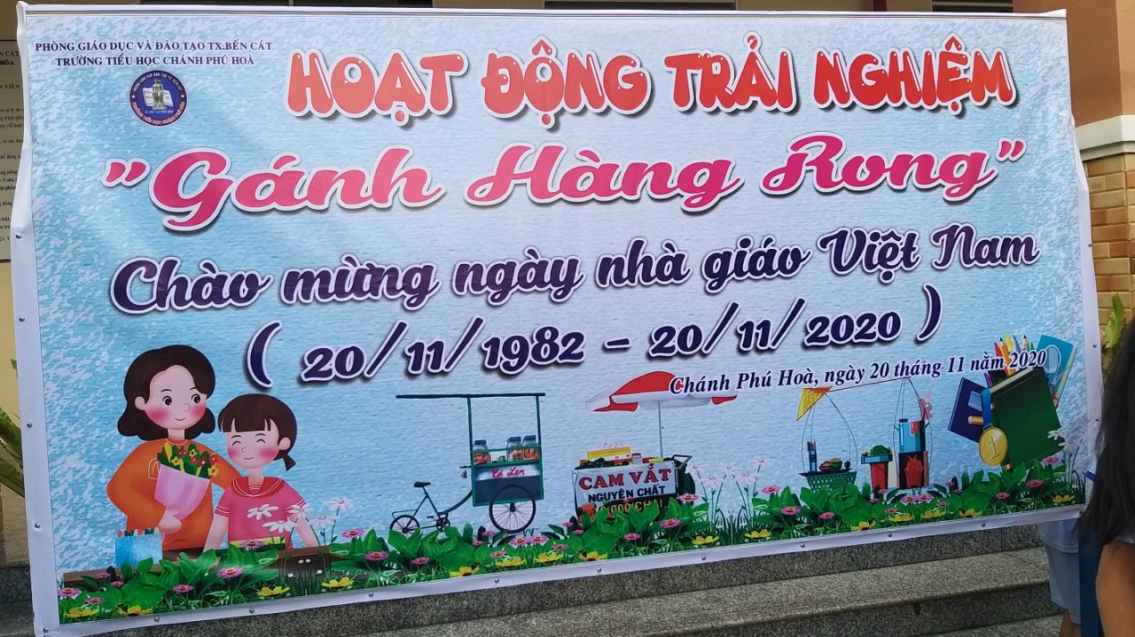 HOẠT ĐỘNG HỌC SINH VÀ GIÁO VIÊN NGÀY 20/11 CỦA  TRƯỜNG TIỂU HỌC CHÁNH PHÚ HÒA