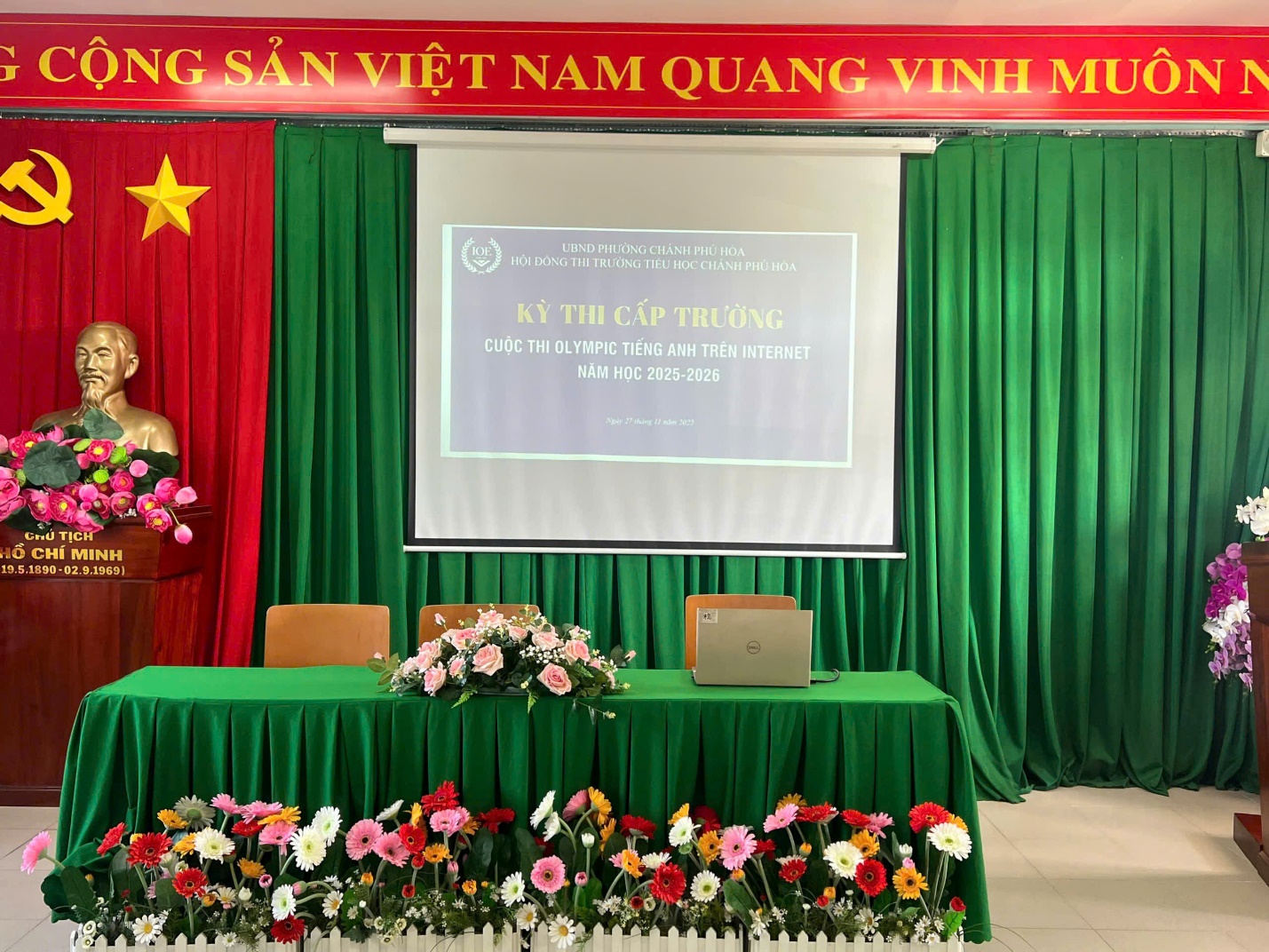 TỔ CHỨC HỘI THI IOE VÒNG TRƯỜNG