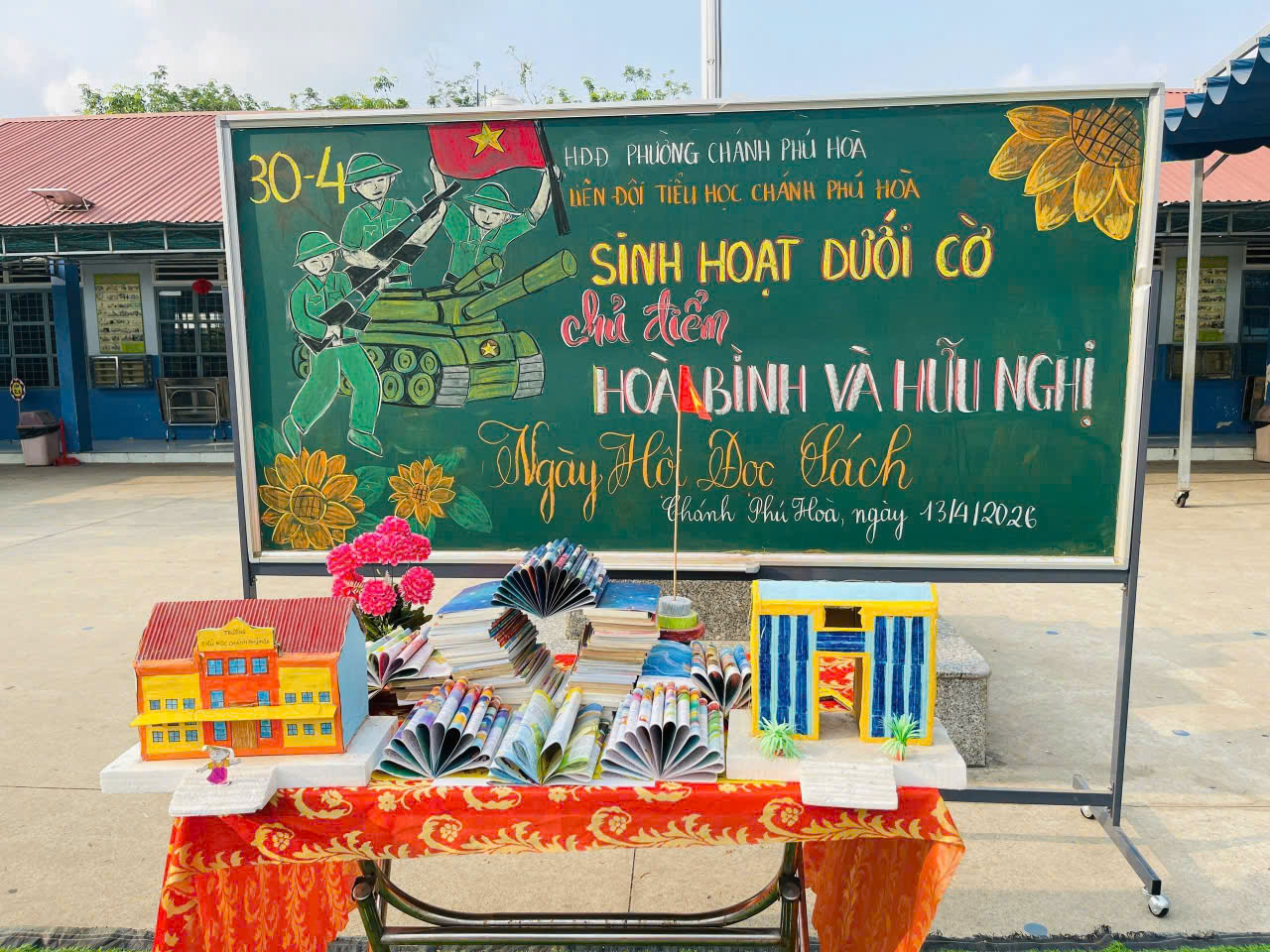 TRƯỜNG TIỂU HỌC CHÁNH PHÚ HÒA TỔ CHỨC  CHƯƠNG TRÌNH "NGÀY HỘI ĐỌC SÁCH"
